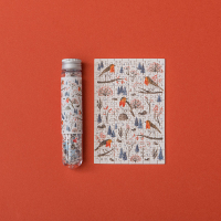 Micropuzzel roodborstje